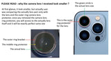 2X Set/6 PCS Back Rear Camera Lens Glass Replacement Kit with Adhesive Pre-Installed Fit for iPhone 13 Pro / 13 Pro Max + Repair