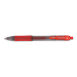 Zebra 46830 Sarasa Retractable Gel Pen, Red Ink, Medium, Dozen
