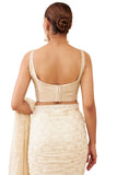 Soch Womens Beige Tissue Sleeveless Blouse