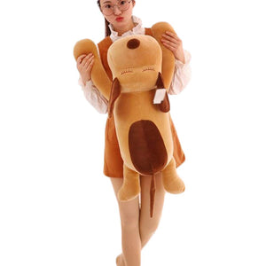 elfishgo Soft Large Dog Plush Hugging Pillow, Giant Dogs Puppy Stuffed Animals Toy Gifts for Kids, 27.5