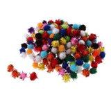 ATORSE 3x200/300Pcs Multicolor Sparkle Balls Pom Poms Ball Art Craft Glitter