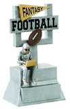 Decade Awards Fantasy Football Trophy - 7 Inch Tall/FFL Goalpost Award - Engraved Plate on Request