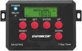 SecoLarm SA027WQ 7Day Module Timer, Up to 60 Programmable Events, Holiday Function (Up to 99 Days), Easytoread Backlit LCD,