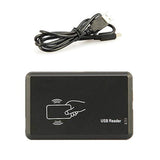RFID Reader 125KHz Reader Reads Both 1326 Family Proximity Cards & EM4100 ID Card USB Reader Emulae Keyboard for Linux Android W