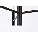 Elegant Lighting Living District Carmella 3 Lights Pendant In Black