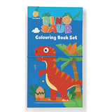 Cartoon Colouring Book with 8 DoubleSided Colour Pencils | Fun Art & Craft Set for Kids | Drawing & Creativity Learning Kit | G