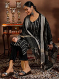 Libas Women'S Cotton Blend Kurta Set (39070B_Black Black 2Xl