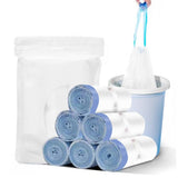 Small Trash Bag, 2.6 Gallon Garbage Bags Bathroom Trash can Liners for Bedroom Home Kitchen 80 Counts,2 Gallon Trash Bag with Bl