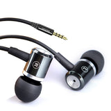BACKWIN Wired in-Ear Headphones with Mic Volume Control Noise Cancelling Earbuds with Microphone Powerful Bass Earphones 3.5mm J