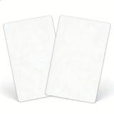 ZEFTV Screwless Blank Wall Plates 1-Gang Blank Switch Outlet Electrical Cover Plate Unbreakable Thermoplastic Faceplate for Deco