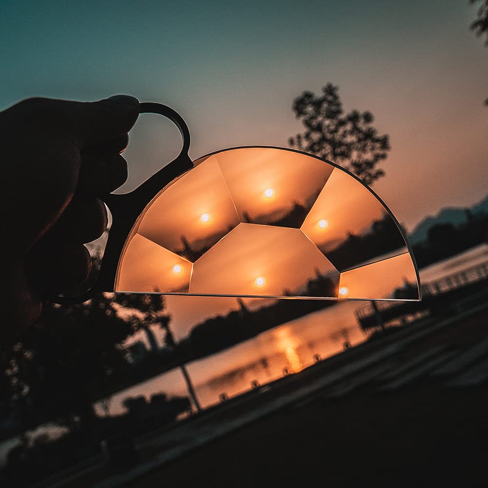 Special Effects Filters Lens Camera Accessories 150mm Handheld Subtle Kaleidoscope Prism Semicircular Glass Filter can Change Th