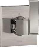 Delta Faucet Ara 3Setting Shower Handle Diverter Trim Kit, Diverter Valve Trim Kit Brushed Nickel, 3 Way Shower Diverter, Delta
