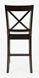 Jofran Inc. Simplicity X-Back Counter Stool (Set Of 2)