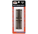 Code 83 Nickel Silver 2 Straight Section (6/Bx) HO Scale Atlas Trains