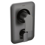 Moen Matte Black Genta LX PosiTemp Double Lever Handle with Builtin 3Function Transfer Valve Trim Kit, Valve Required, T2470B