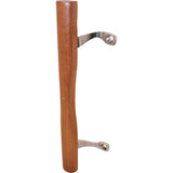 Prime-Line C 1034 Sliding Patio Door Wood Pull, Chrome Plated Brackets (Single Pack)