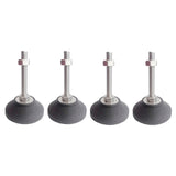 BORDSTRACT Furniture Leveling Feet, 4 pcs M5 Heavy Duty Height Adjuster Foot Feet Leveler Thread Size for Tables, Chair, Sofa, W