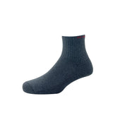 Peter England Quarter Length MenS Sport Pattern Socks Anthra Melange