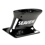 Seaview Aft Raked 5 Black Modular Mount | Designed For Radars, Starlink, Satdomes, Cameras & Searchlights | 7 X 7 Base Plate | T