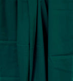 Plain Solid Cotton Lawn 5-Yards 44 inches Wide Cut Fabric Solid Dyed Material DIY Craft (72 x 44 inches, Bottle Green 2Y)