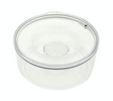 Slopper Stopper Dripless Water Bowl - Tritan Plastic Bowl Unit - for Large Breed Dogs 51-85 Lbs, 9.84Dia, 1 Gallon Capacity