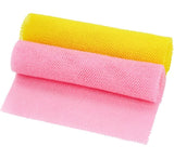 2 Pcs African Exfoliating Net, Fengek 31.5 Inch African Long Body Net Sponges Back Skin Scrubber for Daily Shower Bathing Exfoli