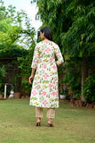 Gosriki Women'S Rayon Blend Straight Printed Kurta With Pant & Dupatta (Kumud Cream-Vks03-Gs_M_Cream_Medium),Cream,,B0DCKBR2ZS