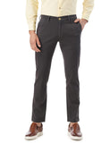 FYLTR Mens Straight Fit Stretch Cotton Khaki Trousers - Soft Handfeel,Feelin Grey
