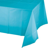 Creative Converting Bermuda Blue Tablecover1 Pc Rectangular Plastic Table Cover