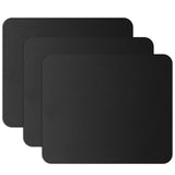 JIKIOU Mouse Pad with Comfortable Edge, 3 Pack Premium-Textured & Washable Mousepad Bulk with Non-Slip Rubber Base, Mouse Pads f