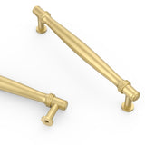 Asidrama 10 Pack 6.3 Inch(160mm) Brushed Gold Cabinet pulls Kitchen Cabinet Handles, Cabinet Pulls Kitchen Cabinet Hardware for 