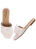 Shoetopia Girls Girls-Flat-270 White Flat Sandal - 7 Uk (Girls-Flat-270-White),White,7,B0CQK4ZFBM