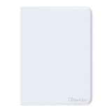 Ultra PRO - Vivid 12-Pocket Zippered PRO-Binder: White - Protect 480 Standard Size Cards In Side Loading Pockets, Protect Valuab