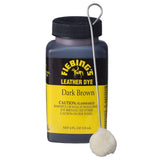 Fiebings Leather Dye - Alcohol Based Permanent Leather Dye - 4 oz - Dark Brown