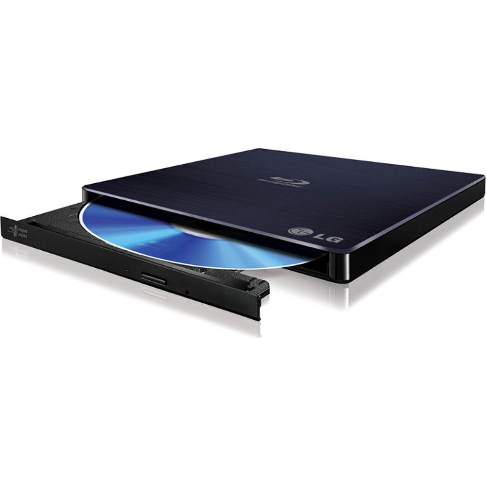 Lg Electronics 6X Blu Ray Writer 8X Dvd Writer +/- Rw Usb 2.0 Super Multi Ultra Slim Portable With M-Disc Support (Black) Wp50Nb