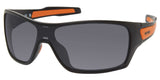 HarleyDavidson Mens Full Coverage Sunglasses, Matte Black Frames & Smoke Lenses