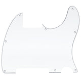 Musiclily 8 Hole Tele Blank Pickguard Guitar Pick Guard Scratch Plate for Fender USA/Mexican Telecaster Tele Esquire Electric Gu