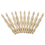 Wooden Baluster Spindles 11-1/2, Pack of 6 Spindles for Crafts, Woodworking, and Furniture, by Woodpeckers