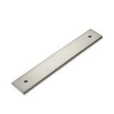 khtumeware 5 Pack 6 Square Backplate 5 128mm Center-Center, Brushed Satin Nickel Backplate for Pulls
