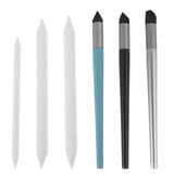 CORHAD 6 x Art Painting Painting Oil Pastel Rubbing Pen Soft Sponge Tip for Smooth Transitions