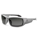 Ergodyne Skullerz Odin AntiFog Safety Sunglasses Matte Gray Frame, Smoke Lens