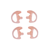 KS K-STORM Two Way Radio Ear Mold Replacement Soft Silicone Ear Insert Earmold for Acoustic Coil Tube Earpiece (Carnation, 2 Pai