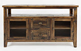 Artisan'S Craft 54'' Farmhouse Distressed Acacia Console Tv Stand