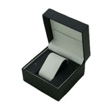 Enakshi (LABEL) PEXORVA PU Leather Watch Case Lizard Grain Texture HingedLid Watch Box Premium Look for Brand Packaging, Blk 11