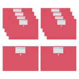 Enakshi 10 Pieces File Folder With Label Pocket For Bill Receipt Cards Business Trip Red|Business & Industrial | Office | Office