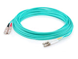 Addon 7M Sc To Lc Aqua Om3 Duplex Ofnr (RiserRated) Fiber Patch Cable