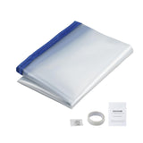 VEVOR Dust Barrier, 8.5 x 5 Ft Dust Barrier Door Kit, with Magnetic Self-Closing Zipper, PE Construction Door Cover for Dust Con