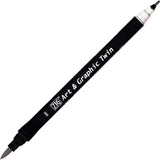 Zig ART & GRAPHIC TWIN Dual Brush Pens 080 LIGHT GRAY, Art Fine Markers and Brush Tip Marker for Journaling Calligraphy Drawing