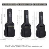 36 Inch Acoustic Guitar Gig Bag Waterproof Dual Adjustable Shoulder Strap 5mm Padding Backpack with Accessories -For 36 Acoust