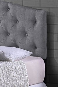 Baxton Studio Myra Headboard, Queen, Grey